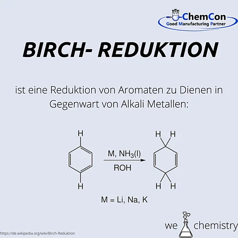 Schematische Darstellung der Birch-Reduktion
