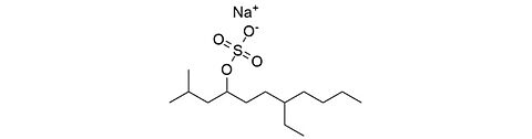 Strukturformel Natriumtetradecylsulfat