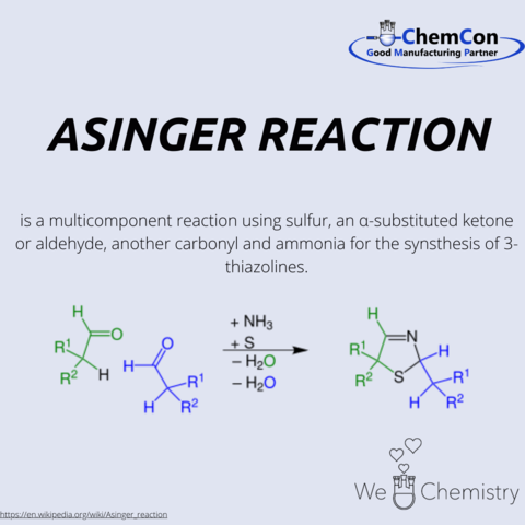 Schematic figure of Asinger reaction