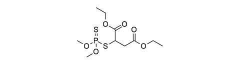 structural formula malathion