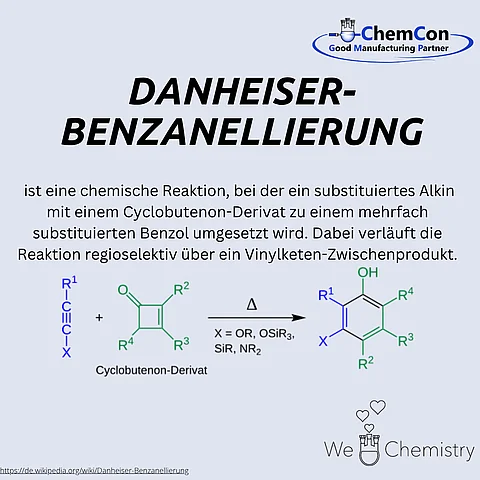 Schematische Darstellung der Danheiser-Benzanellierung
