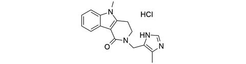 Strukturformel Alosetron Hydrochlorid