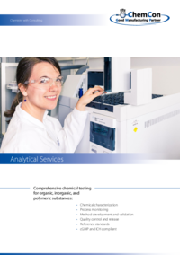 ChemCon Company Brochure Analytical Services