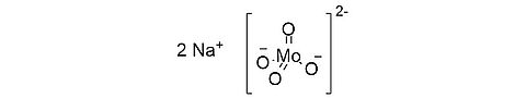 Strukturformel Natriummolybdat(VI) 