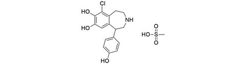Structural formula Fenoldopam Structural formula Fenoldopam
