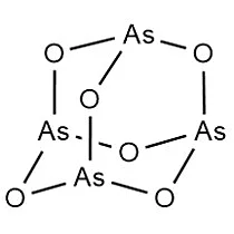 Struktur von Arsentrioxid
