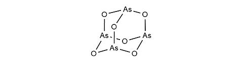 Strukturformel Arsentrioxid