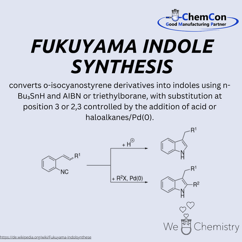 Schematic representation of the Fukuyama indole synthesis
