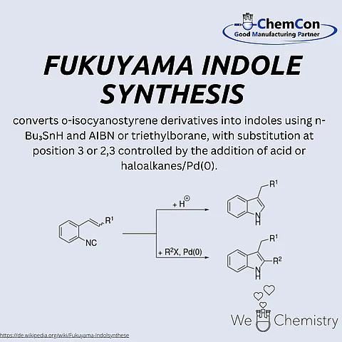 Schematic representation of the Fukuyama indole synthesis