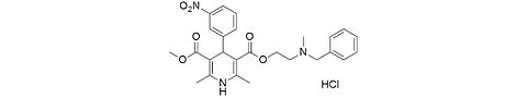 Strukturformel Nicardipin