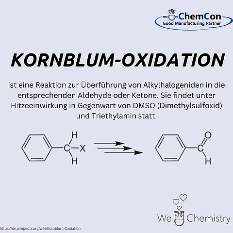 Schematische Darstellung der Kornblum Oxidation