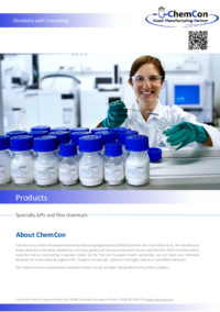 ChemCon Company Brochure Product Examples ChemCon Company Brochure Product Examples