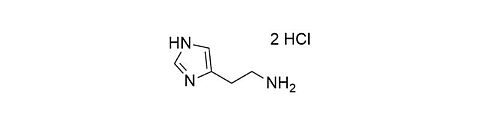 Structural formula Histamine dihydrochloride