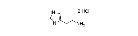 Structural formula Histamine dihydrochloride