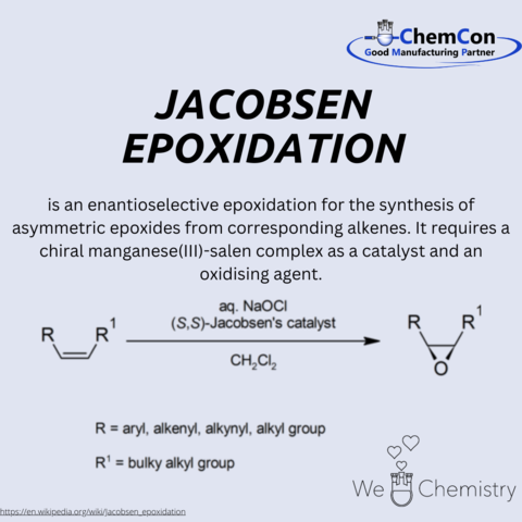 Schematic figure of the Jacobsen epoxidation