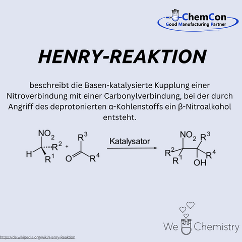 Schematische Darstellung der Henry-Reaktion