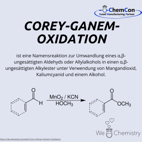 Schematische darstellung der Corey-Ganem-Reaktion