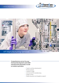 ChemCon Company Brochure API Manufacturing
