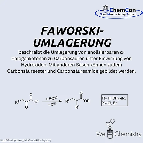 Schematische Darstellung der Faworski-Umlagerung