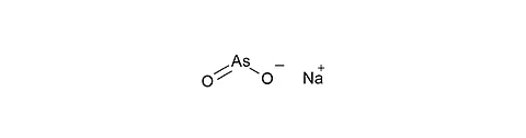 Strukturformel Natriummetaarsenit